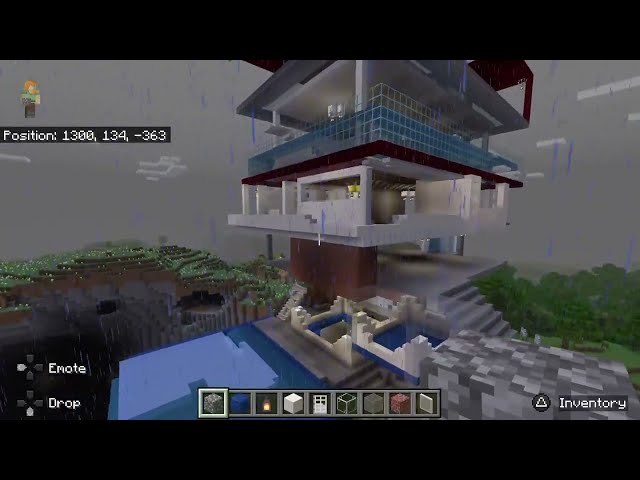 "Building A House Pools: Expanding to 3 New Pools!| Minecraft Day 26 | 6-Story Mansion Build"