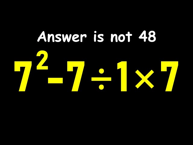 The Order of Operations Trick That Fools Millions!