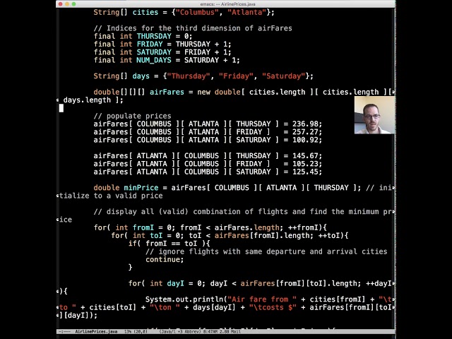Multidimensional Arrays