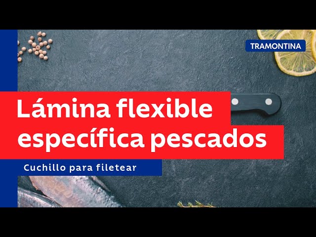 Cuchillo para Filetear, conozca cómo separar la piel de pescado con facilidad | Tramontina