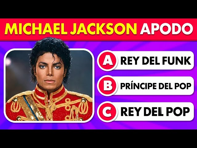 HOW MUCH DO YOU KNOW ABOUT MICHAEL JACKSON? 🎤🔥✅ | MICHAEL JACKSON Trivia