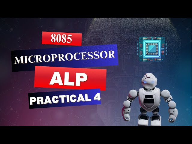#4 Subtract the 8-bit numbers | Microprocessor Assembly language program 8085