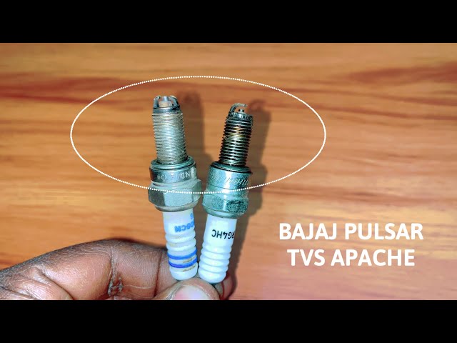 TVS Apache spark plug Bajaj pulsar spark plug difference Qasim auto sensor ￼