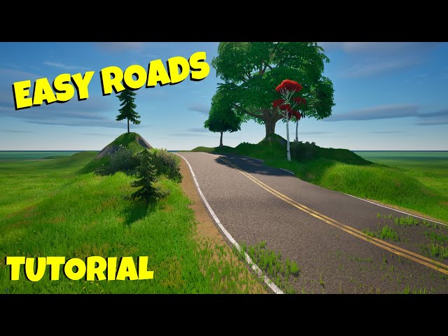 *How To Make* EASY Roads In UEFN (tutorial)