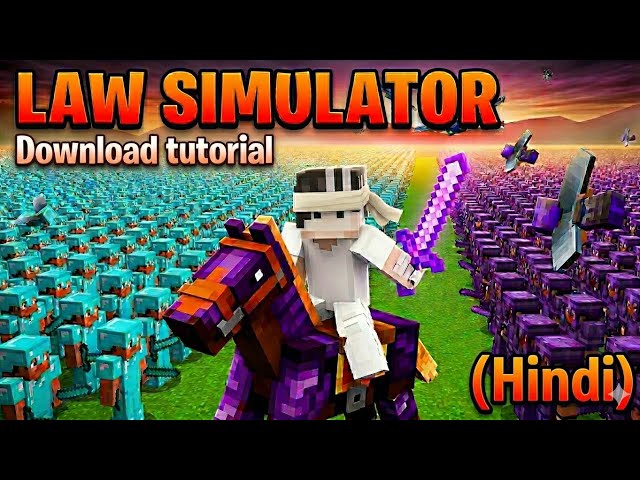 How to Download LAW SIMULATOR Map in Minecraft! (Unstable SMP)