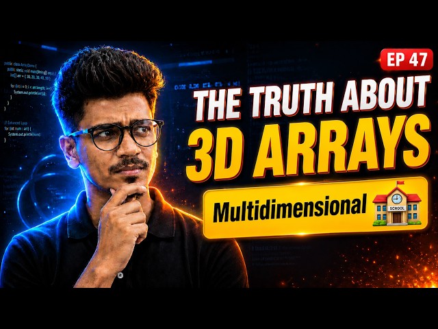 Multidimensional Array in Java Explained | 2D, 3D Array with Memory Map (Interview Questions)