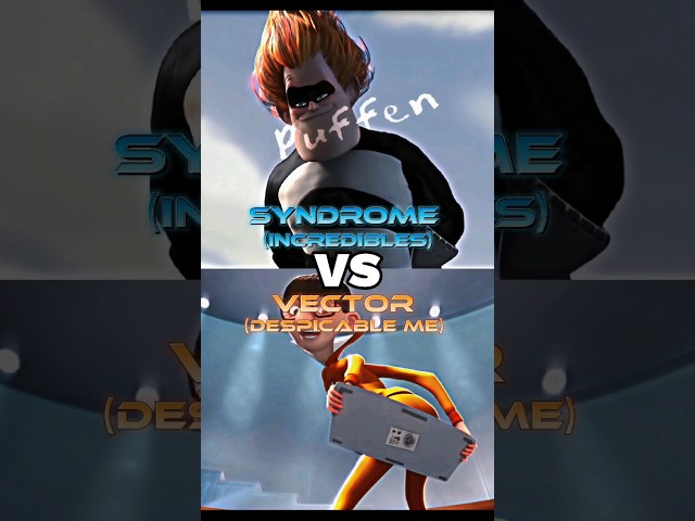 Syndrome Vs Vector #illumination #disney #despicableme #minions #incredibles