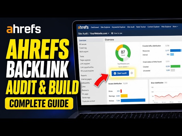 How to enable Ahrefs for backlink audits and link building - Detailed Guide