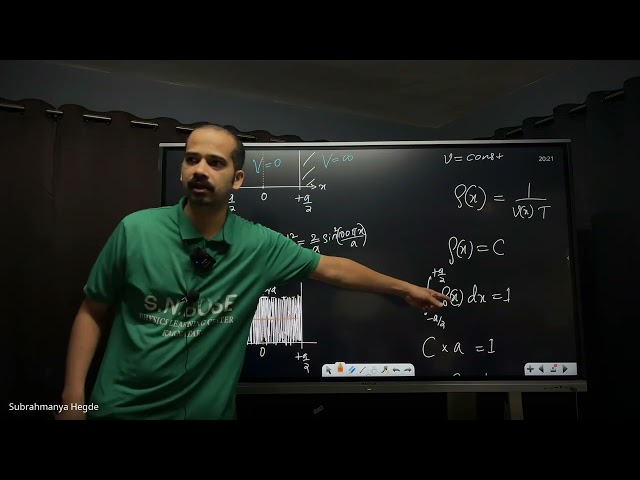 Quantum system shows classical position probability at large quantum state | JEST Physics Question