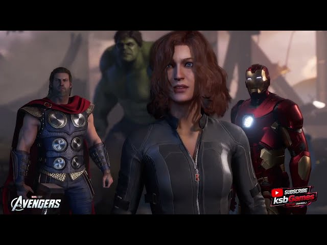 NATASHA ROMANOFF vs TASKMASTER | EPIC BLACK WIDOW BOSS FIGHT | Marvel's AVENGERS | KSB GAMES
