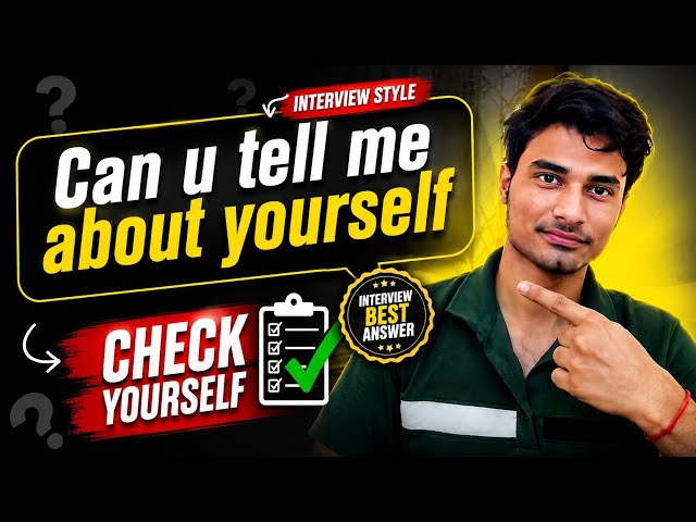 Just tell me about yourself | Best introduction how to answer of your  introduction #vaibhav #vk 