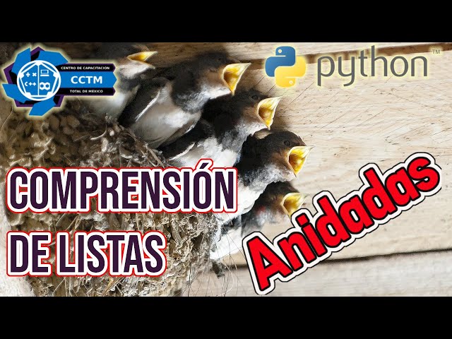 🗒️ Comprensión de listas anidadas| Nested List comprehension | Lista de listas | Diccionarios Python
