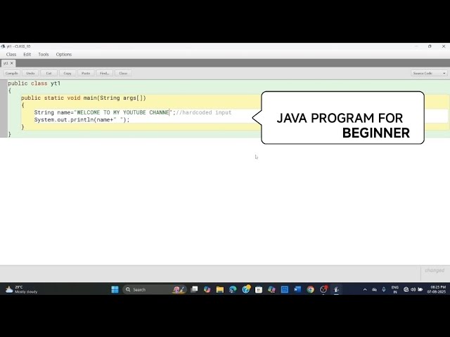 JAVA SIMPLE PROGRAMMING FOR BEGINNERS||| ICSE CLASS9||||