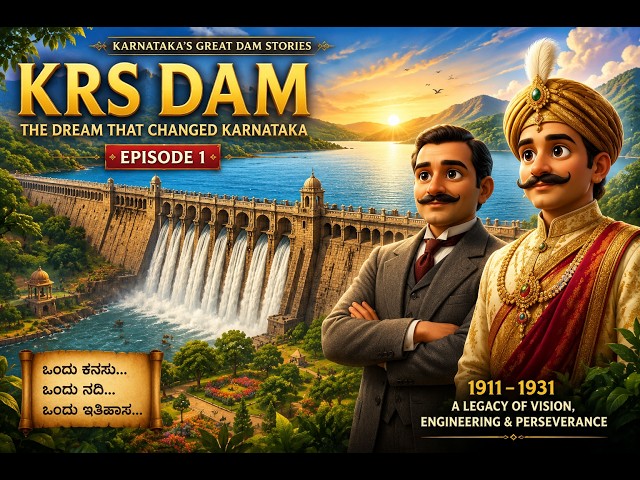 KRS Dam History Explained  The Untold Story of Krishna Raja Sagara Dam  Karnataka Documentary Ep 1