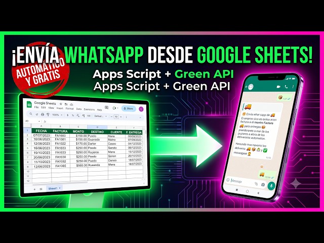 Automate WhatsApp Notifications with Google Sheets for FREE | Brisenio Carrera