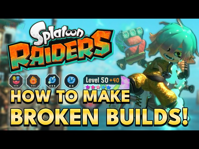 How to Make BROKEN BUILDS in Splatoon Raiders!