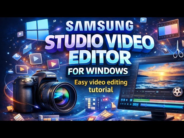 Samsung Studio Video Editor for Windows - Easy video editing tutorial
