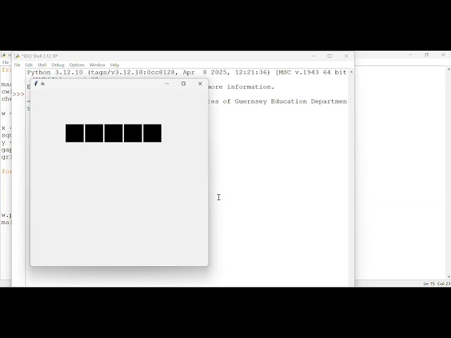 OCR GCSE Computer Science - Building a grid in Python TKinter - ITERATION