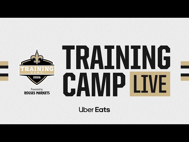 LIVE: Saints Training Camp 2026 Media Availability 8/25/2026