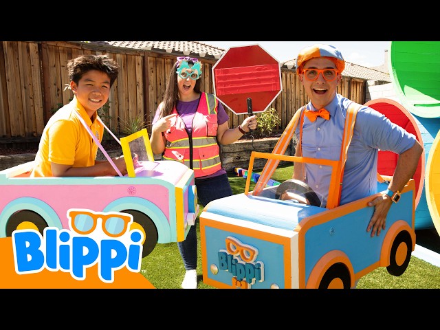 Blippi’s Super Race Challenge! with Toys and Colors | Build & Play | Educational Videos for Kids