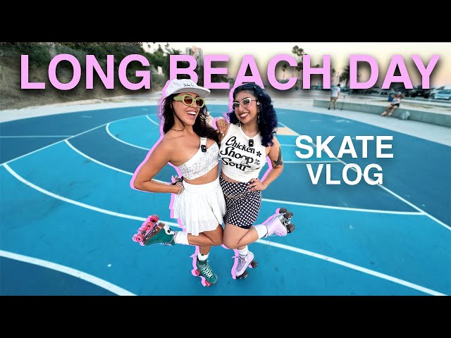 Where to skate in Long Beach - Roller skate Vlog