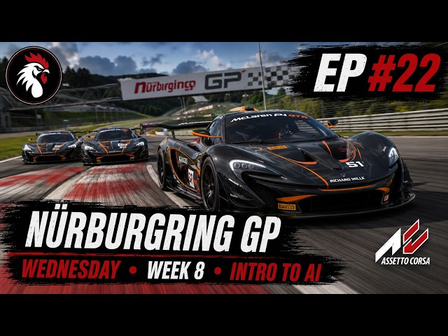 Intro to AI at Nürburgring GP  |  Ep #22  |  Mclaren P1 GTR  |  #assettocorsa