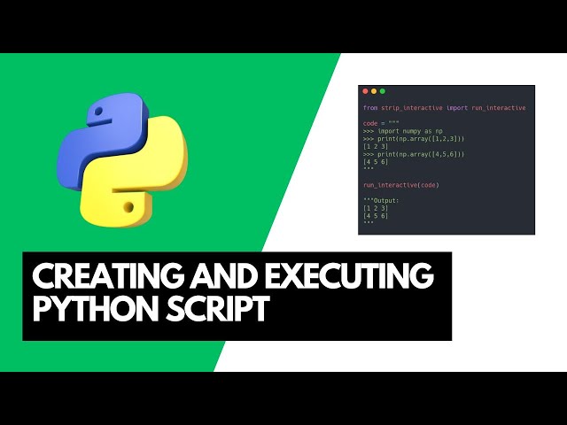 How to Create and Execute a Python Script Using Command Line | Step-by-Step Guide 💻