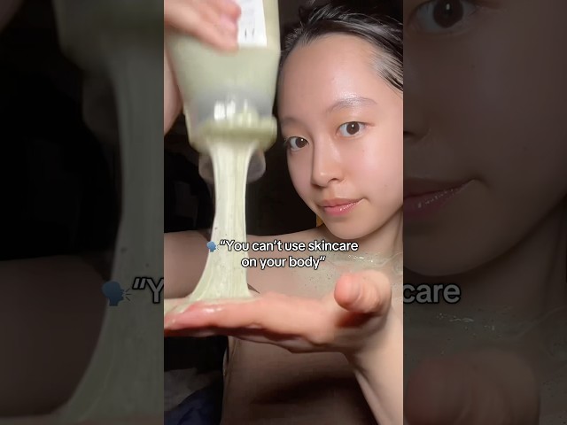 Skincare can be used as body care too!! Facial + body acne treatment @VT_COSMETICS_KR