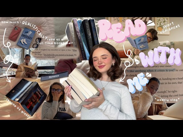 how much i REALISTICALLY read as a full-time booktuber! 📖⭐️☁️
