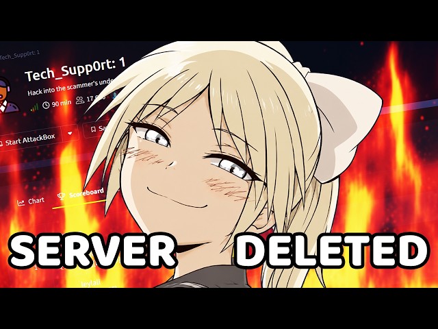 I Hacked A "Scammer's" Server... Then Deleted Everything