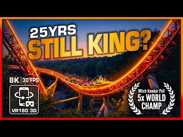 3D Expedition GeForce 👑 25 YRS Unbeaten VR Roller Coaster 🟥 Ultimate 8K  spatial POV VR180