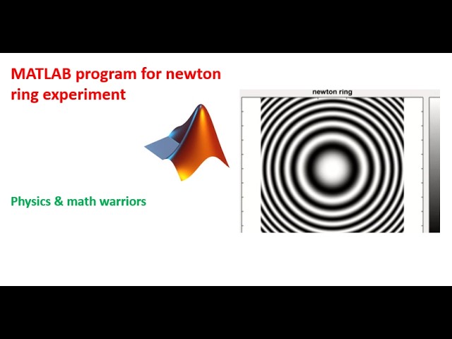 matlab program for newton ring experiment