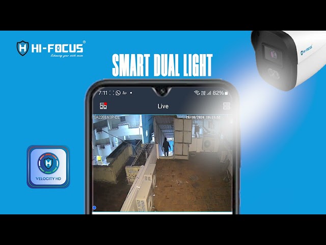 HI-FOCUS 2MP/4MP/6MP Smart Dual-light Camera / Watch Intruders Get Caught RED-HANDED!