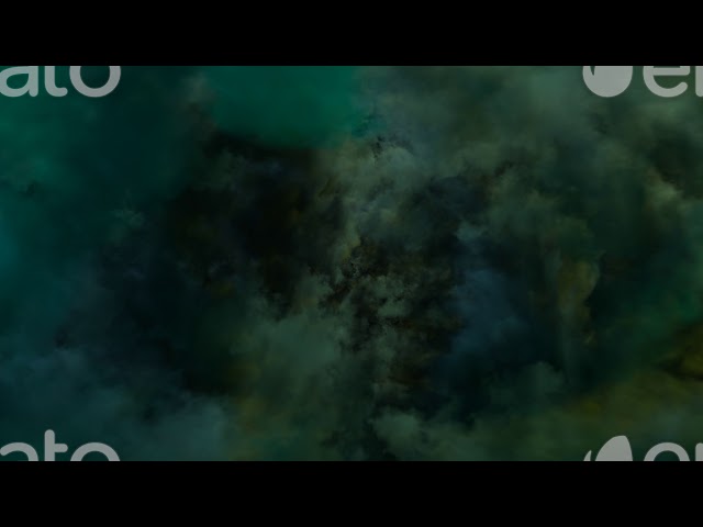 Flying Through Cinematic Dark Evil Clouds in Panoramic 360 Virtual Reality.