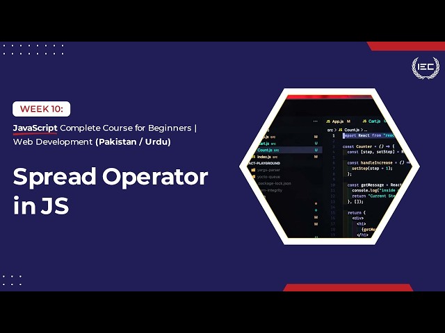 Spread Operator in JavaScript | Complete Guide with Examples (Urdu Tutorial for Pakistani Students)
