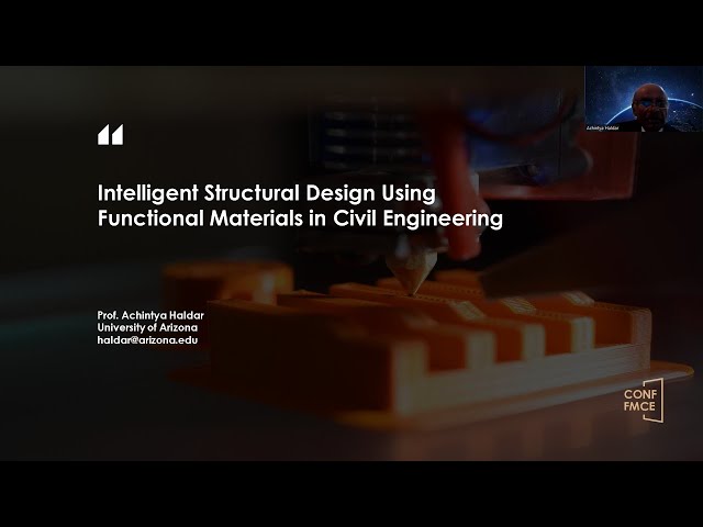 CONF-FMCE 2023 - Intelligent Structural Design Using Functional Materials in Civil Engineering
