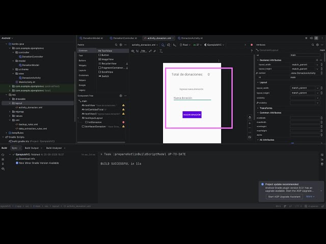 Curso Android Studio Kotlin 11: MVC.