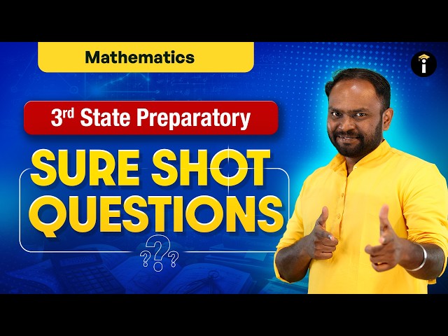 SSLC Mathematics | Last-Minute Power Revision - Sure Shot Board Questions ✨