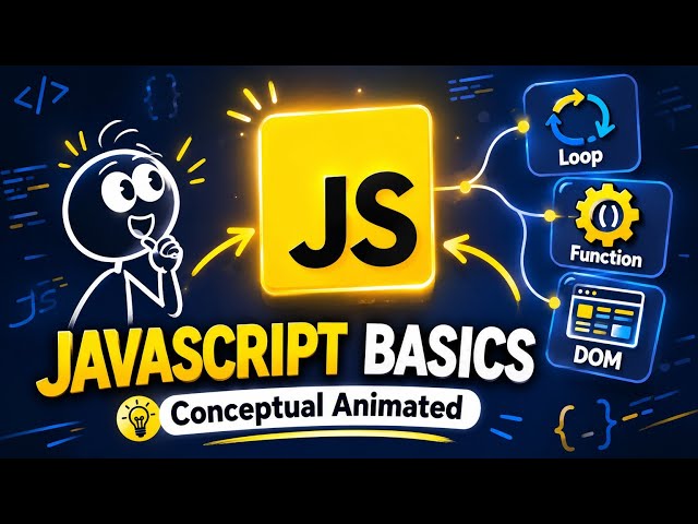 10 JavaScript Concepts You NEED Before Building Projects (Visual Animation)