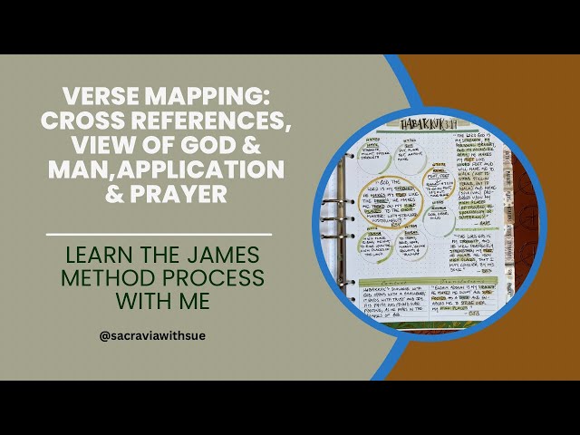How I Verse Map: Cross References, View of God and Man, Application, and Prayer