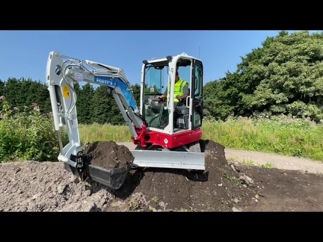 The New Takeuchi TB325R Mini Excavator