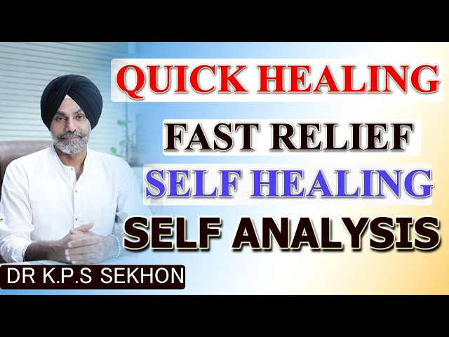 Quick healing | Fast relief | Self healing | Self analysis | meditation or environment |water saving