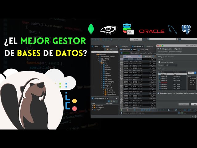 😵 El MEJOR GESTOR de BASE de DATOS SQL y NoSQL ¡GRATIS!