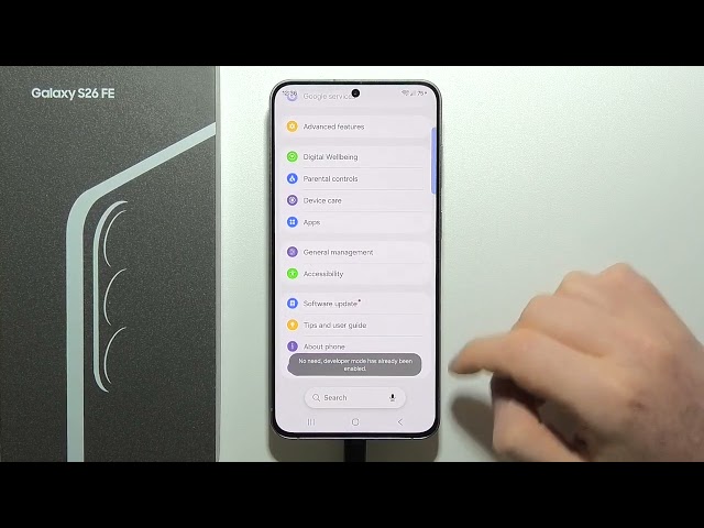 SAMSUNG Galaxy S26 FE: How To Enable USB Debugging