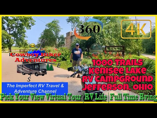 SE 26 Virtual Tour Thousand Trails Kenisee Lake RV Campground Jefferson, Ohio RV Life Insta360X3 360
