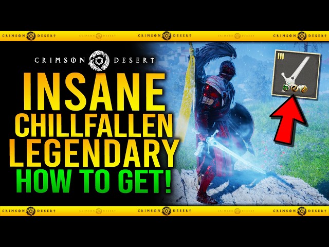 Crimson Desert - How To Get ChillFallen One-Handed Sword / INSANE CHILLFALLEN UNIQUE SWORD GUIDE