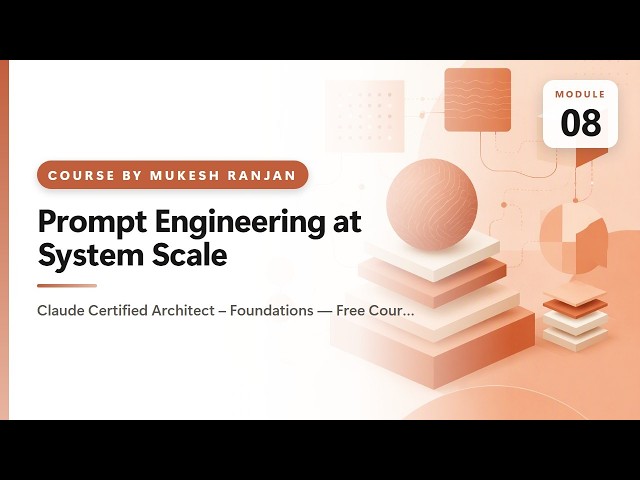 08. Prompt Engineering at System Scale — Claude Certified Architect – Foundations — Free Course