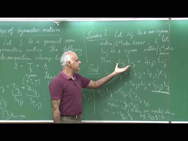 Lecture 27: Classical Linear Elastostatics: vector unknown (Part-A)