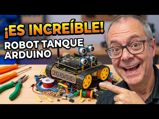 Keyestudio Robot Tank V2.0: Unboxing and assembly of this incredible kit