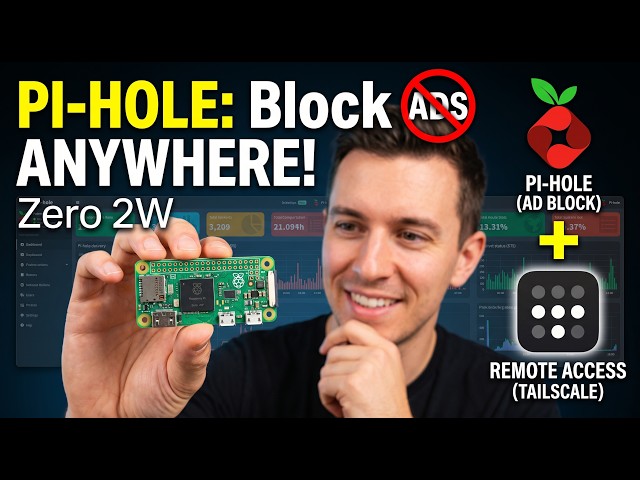 The Ultimate $15 Network Ad Blocker (Block Ads EVERYWHERE with Pi-hole + Tailscale)